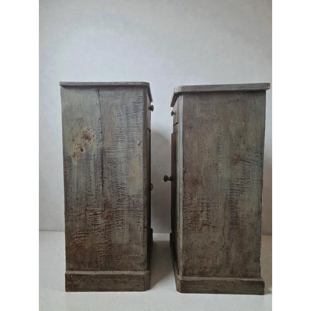 Antique Bedside Tables, 1890s, Set of 2 For Sale - Image 9 of 10