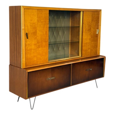 Mid-Century German Display Highboard For Sale
