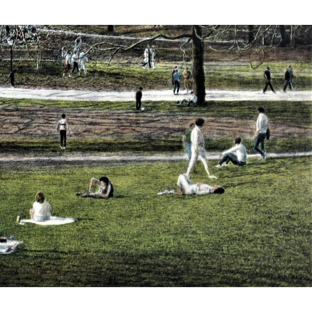 Late 20th Century Harold Altman, Sunday, Central Park, Circa 1985 For Sale - Image 5 of 10
