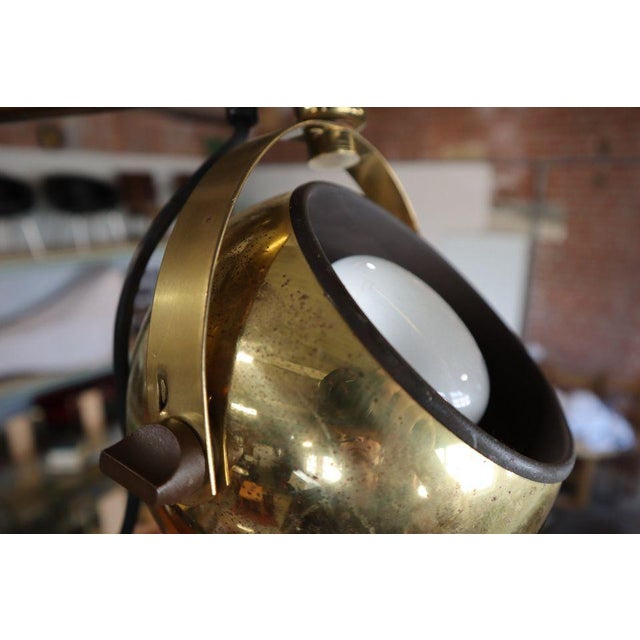 Vintage Brass Ceiling or Wall Lamps from Sische Leuchten, Germany, 1960s, Set of 4 For Sale - Image 4 of 11
