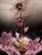 1980s Italian Style Hand-Painted Pink and Purple Murano Glass Floral Chandelier - 4-Light⁠ For Sale - Image 14 of 18