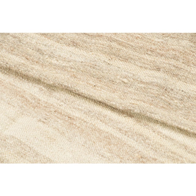 1940s Vintage Mazandaran Kilim Extra Long Runner in Beige Hues, by Rug & Kilim, 1940-1949 For Sale - Image 5 of 6