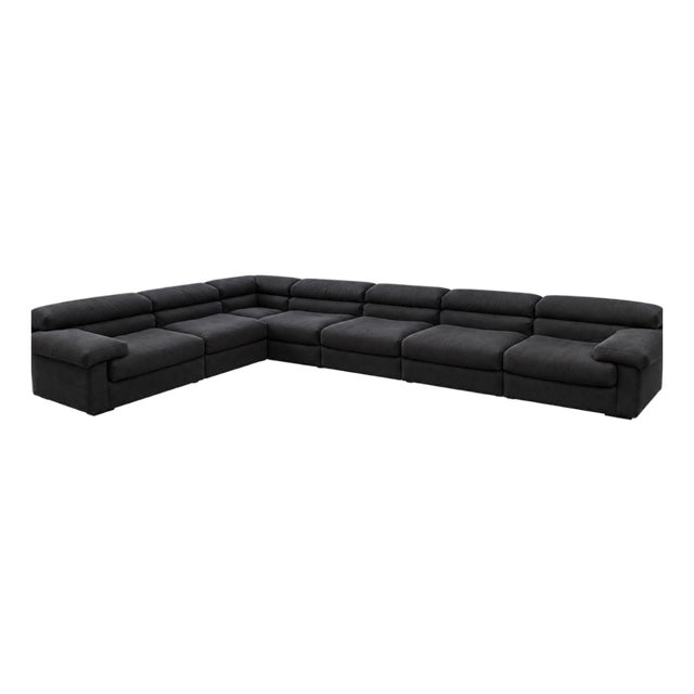 B & B Italia "Erasmo” 7 Piece Sectional by Afra and Tobia Scarpa c.1970 For Sale
