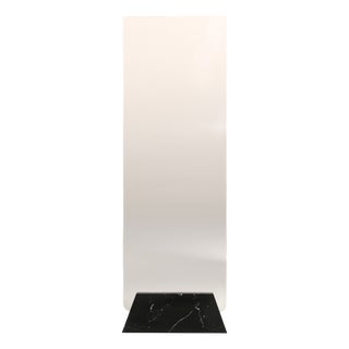 Monolithic Architectural Black Marquina Marble Cressida Floor Mirror by CARCINO Design for October Gallery For Sale