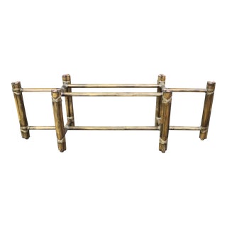 McGuire Bamboo Style Table Base For Sale