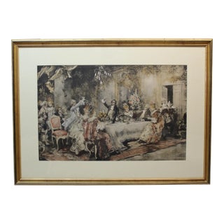 Vicente Garcia De Paredes Hand Colored Print For Sale