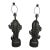 Contemporary Black Cactus Lamps - A Pair For Sale