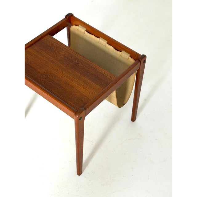 Danish Teak Side Table, 1960s For Sale - Image 10 of 13