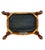 Late 20th Century Louis XV Style Carved Wood Footstool Ottoman With Faux Leather & Nailhead Trim For Sale - Image 5 of 5