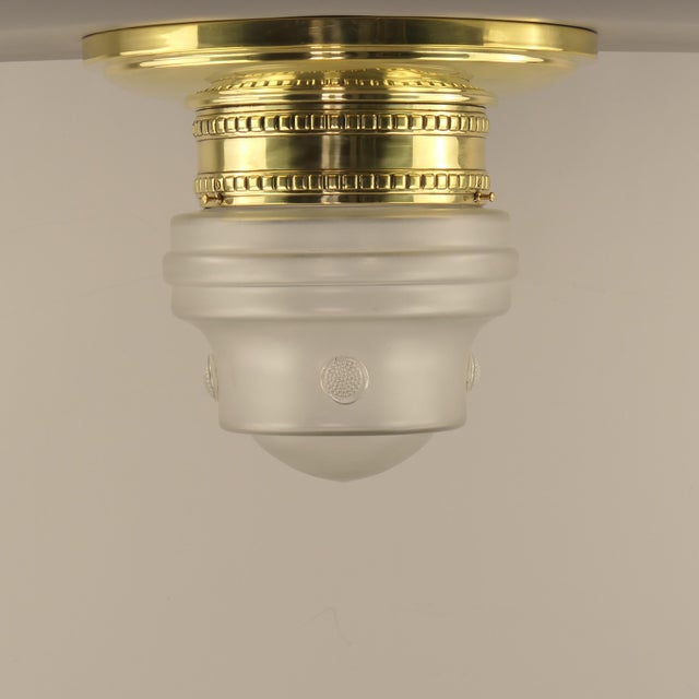 Vintage Art Deco Ceiling Light, 1920s For Sale - Image 12 of 12