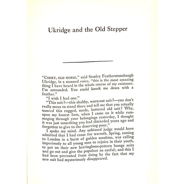 "Eggs, Beans and Crumpets" 1940 Wodehouse, p.g. For Sale In New York - Image 6 of 7