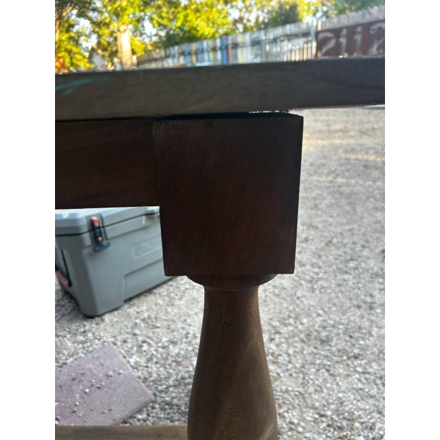 1990s Farmhouse Entry Table For Sale - Image 5 of 8