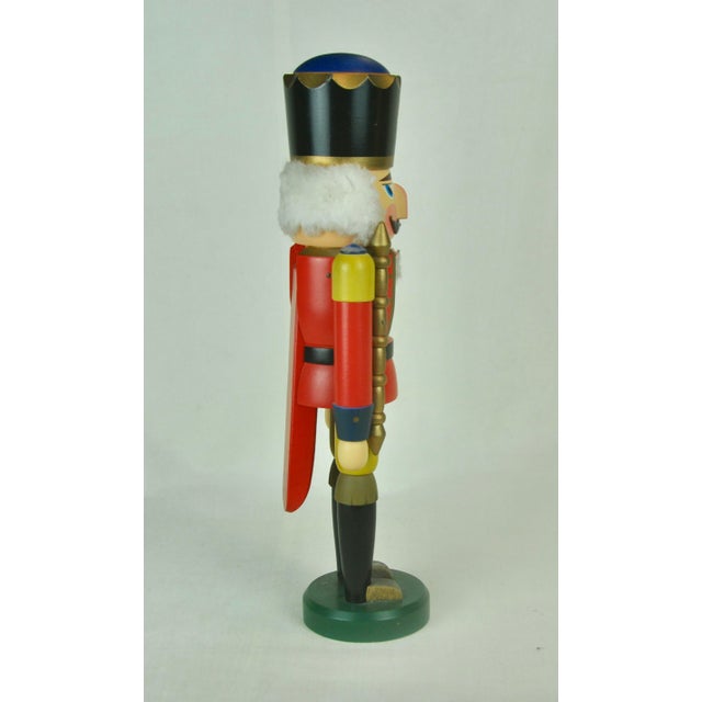 German Nutcracker in Yellow and Red Costume, 1960s, in Very Good conditions. Designed 1960 to 1969
