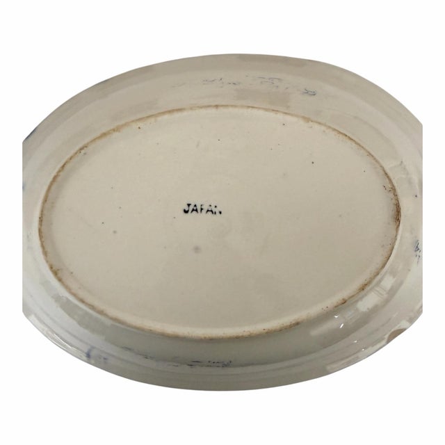 Mid 20th Century Mid 20th Century Blue Willow Pattern Serving Bowl, Japan For Sale - Image 5 of 5
