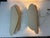 Design Plus Gallery presents a Pair of Ivory Palm Sconces by Olivia Cognet. These hand built ivory stoneware wall sconces...