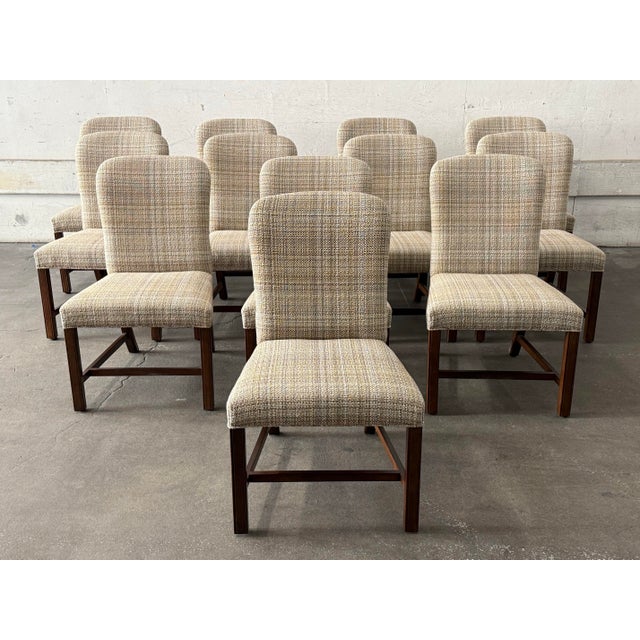 Design Plus Gallery presents a Set of Twelve Gavin Side Dining Room Chairs from Century Furniture. The Century Furniture...