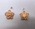Metal Vintage Signed Napier Pink Flower Pierced Earrings, 1992 Miami Collection- 2 Pieces For Sale - Image 7 of 7