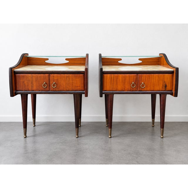 Mid-Century Italian Bedside Tables, 1950, Set of 2 For Sale - Image 13 of 13