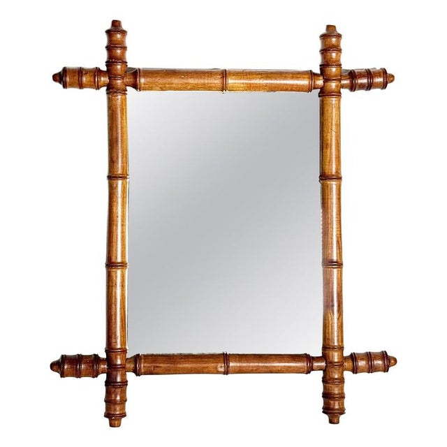 Vintage Wooden Mirror, France, 1930s For Sale - Image 13 of 13