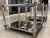 Modern Chrome Brass & Tiered Glass End Tables Manner of Mastercraft For Sale - Image 10 of 13