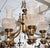 1960s Mid 19th Century Brass Victorian Chandelier For Sale - Image 5 of 9