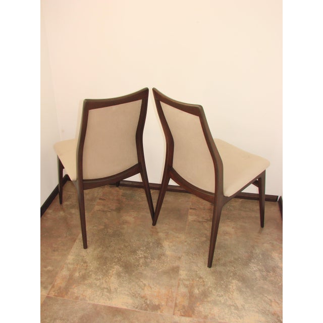 Beige Vintage Dining Chairs by Wilhelm Benze, 1960s, Set of 2 For Sale - Image 8 of 11