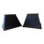 A Pair of Custom Rectangular Black Silk Lampshades For Sale