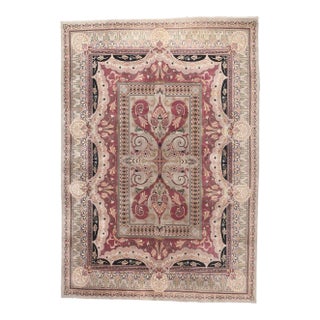 2010s French Aubusson Savonnerie Style Rug, 10'00 X 14'02 For Sale