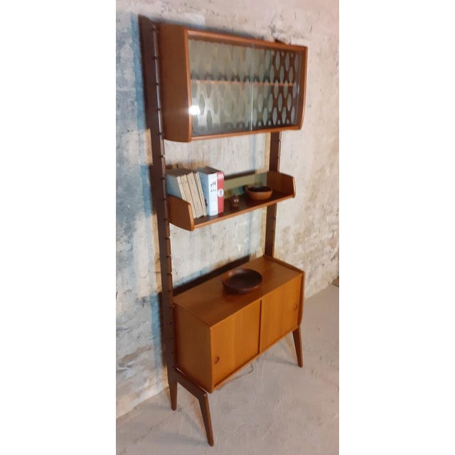 Mid-Century Norwegian Freestanding Ergo Unit in Teak attributed to John Texmon for Blindheim, 1961 For Sale - Image 6 of 17