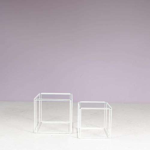 Isocele Side Tables from Max Sauze, France, 1960s, Set of 2 For Sale - Image 6 of 10