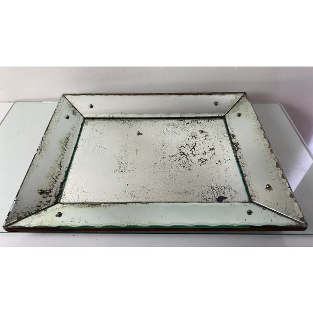 Antique Mercury Glass Mirror, 19th Century For Sale - Image 10 of 13