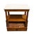Baker / Milling Road Solid Cherry Early American Contemporary 27" Accent End Table W. White Granite Top 13-676-8 For Sale In Kansas City - Image 6 of 14