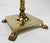 Metal Vintage Lion Paw Brass Footed Candlestick Holder For Sale - Image 7 of 7