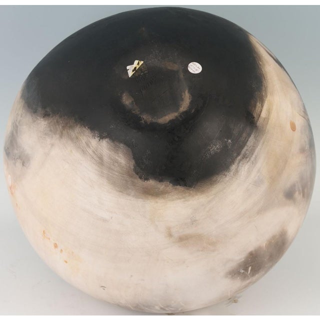 Ebony Two David Joy Porcelain Pieces, Orb & Bowl For Sale - Image 8 of 13