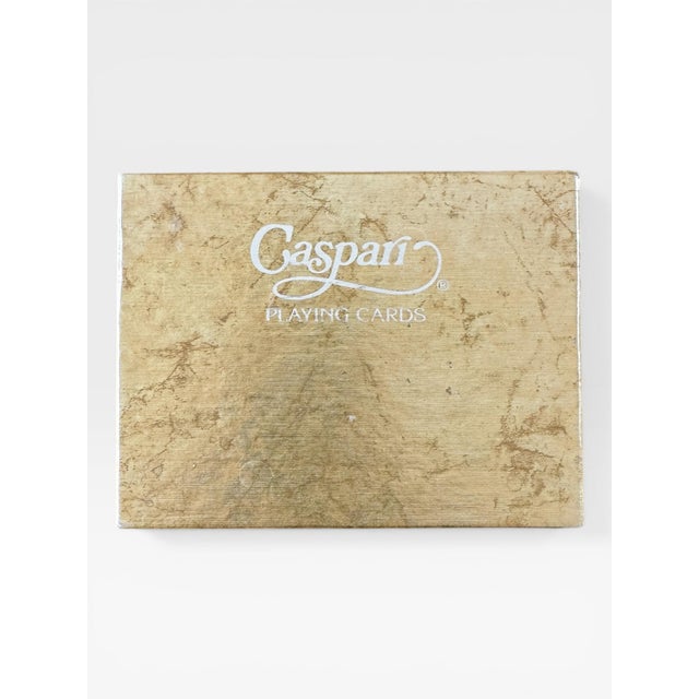 Traditional Caspari Endless Summer Double Deck Bridge Playing Cards Jumbo Type For Sale - Image 3 of 8