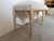 This elegant vintage Hollywood Regency style bench features a beautifully crafted faux bamboo carved wood frame with...