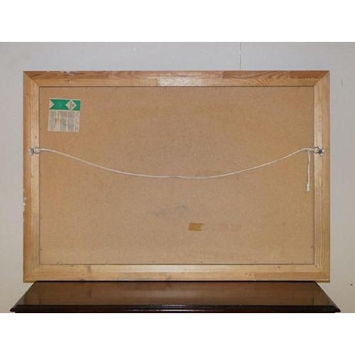 Gold Vintage Silver and Gold Bevelled Mirror, 1940s For Sale - Image 8 of 9