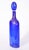 Contemporary Vintage Cobalt Blue Murano Glass With Gold Flecks Decanter For Sale - Image 3 of 9