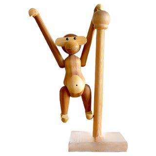 Teak Sculpture by Kay Bojesen, 1970s For Sale