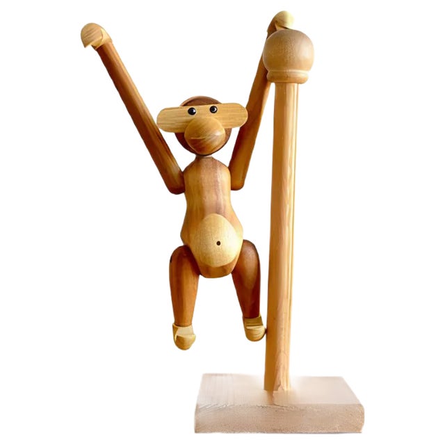 Teak Sculpture by Kay Bojesen, 1970s For Sale