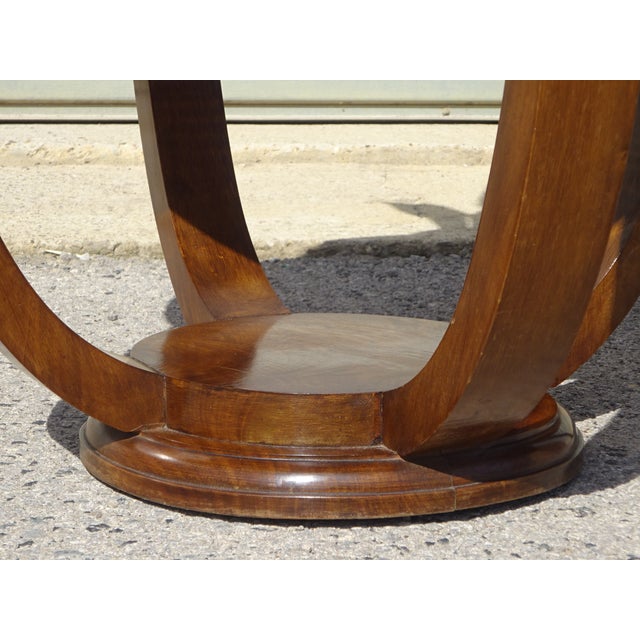 Art Deco Coffee Table in Walnut and Burr Walnut, 1920s For Sale - Image 10 of 18