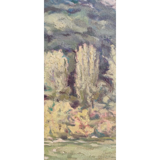 1940s Frédéric Goerg, Paysage, 1942, Oil on Canvas For Sale - Image 5 of 10