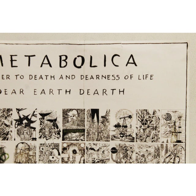 2000 Austrian Exhibition Poster, Metabolics by Thomas Feuerstein For Sale - Image 6 of 8