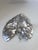 Art Nouveau Achille Gamba Pewter Leaf Dish Tray With Snail & Insect Design For Sale - Image 3 of 4