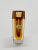 Glass Mid-Century Italian Amber Yellow Sommerso Murano Glass Artistic Vase by Flavio Poli, 1970s For Sale - Image 7 of 14