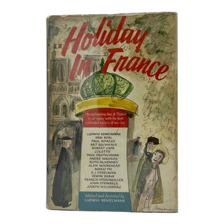 Holiday in France by Ludwig Bemelmans 1957 Book Hardcover Travel For Sale