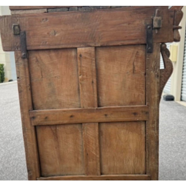 Antique Indian Rolling Damchiya Dowry Chest First Image Antique Indian Rolling Damchiya Dowry Chest For Sale - Image 14 of 14