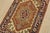 A traditional tribal Heriz rug hand-knotted with fine wool on a cotton foundation. This oriental rug features a central...