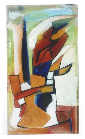 Abstract Post-Cubism - Oil Painting 2012 by Giorgio Lo Fermo 2012