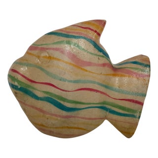 Vintage Fiberglass Fish Lamp, 1960s For Sale